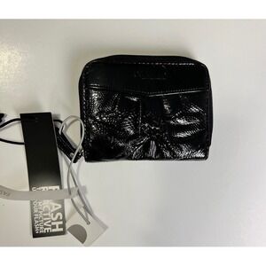 +Kenneth Cole Unlisted+ Faux Vegan Leather Zip-Around Wallet Clutch, 5" W x 4" H